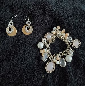 Chico's bracelet and earings set